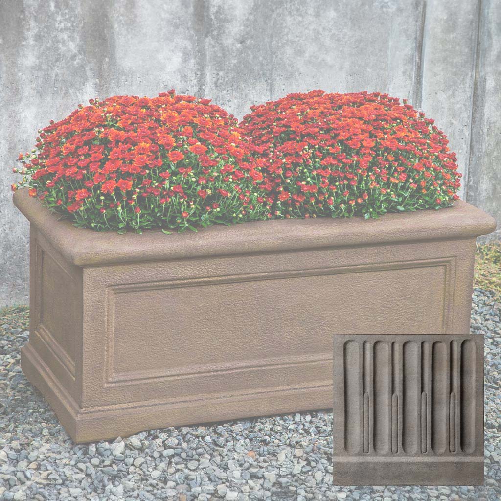 Campania LeNotre Rectangle 482424 Planter - GFRC-0600 - Image 6