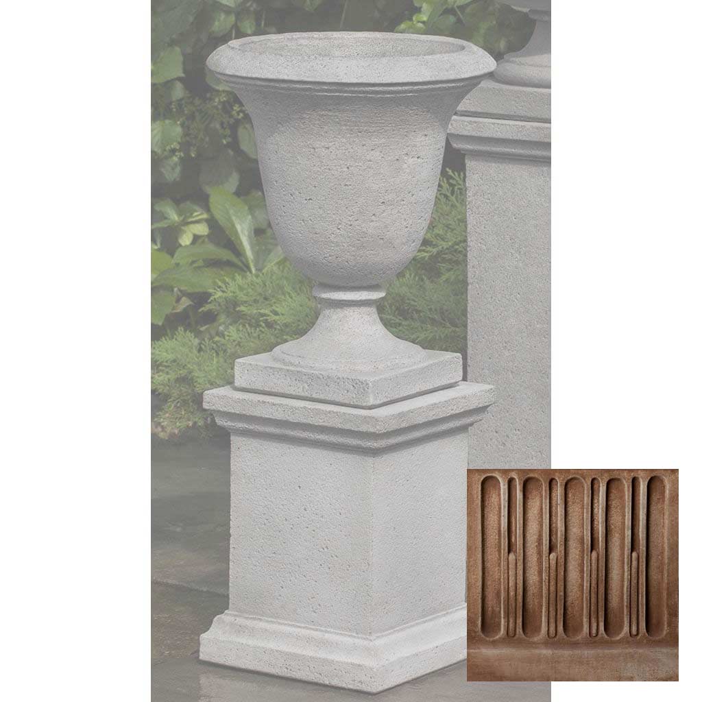 Campania Linwood Urn w/ Low Wolcott Pedestal - PPD-600 - Image 3