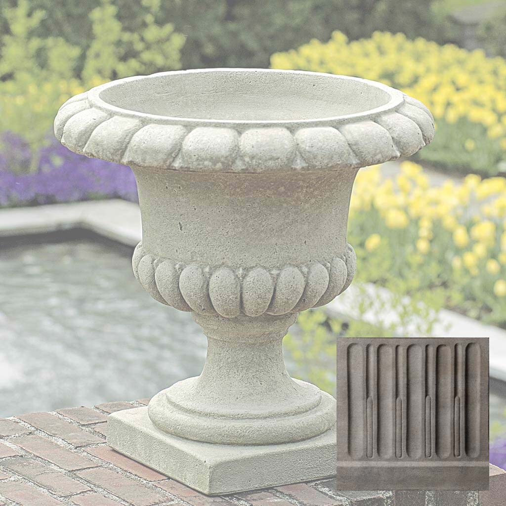 Campania Longwood Main Fountain Garden Urn - P-381 - Image 6