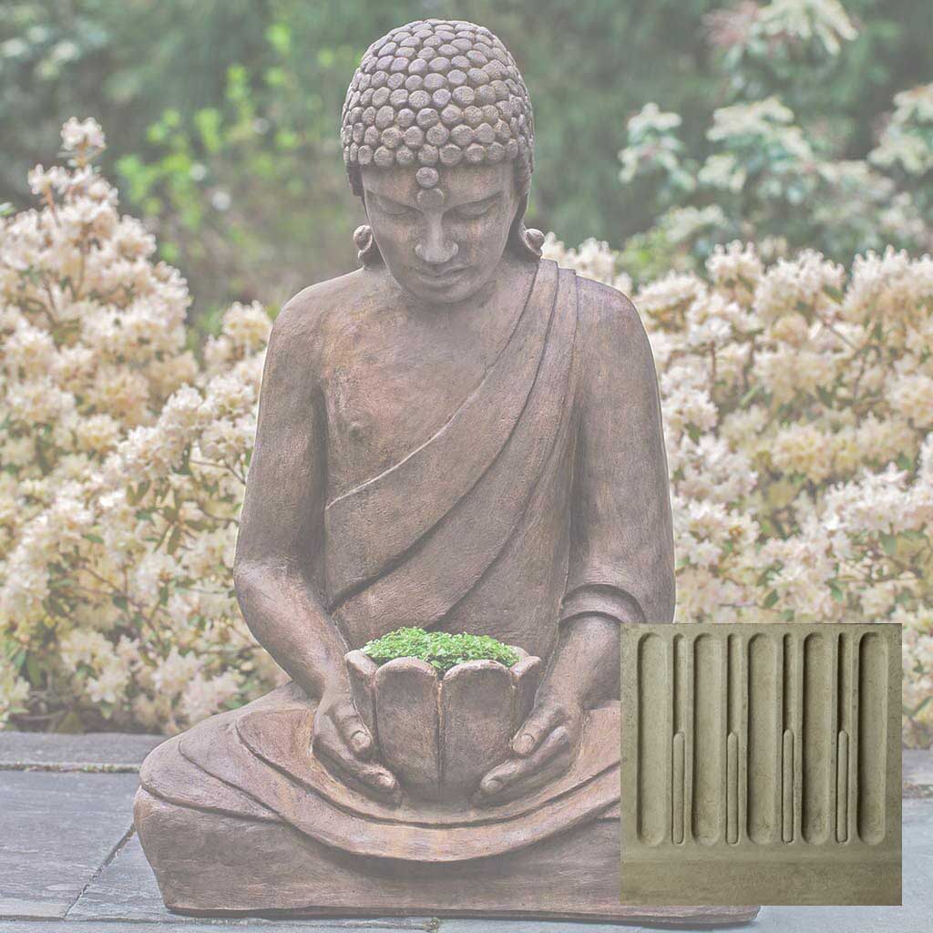 Campania Lotus Buddha Garden Statue - OR-155 - Image 14