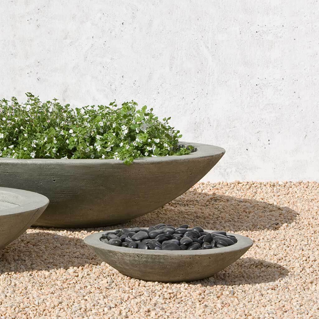 Campania Low Zen Bowl Planter - P-502 - Image 3