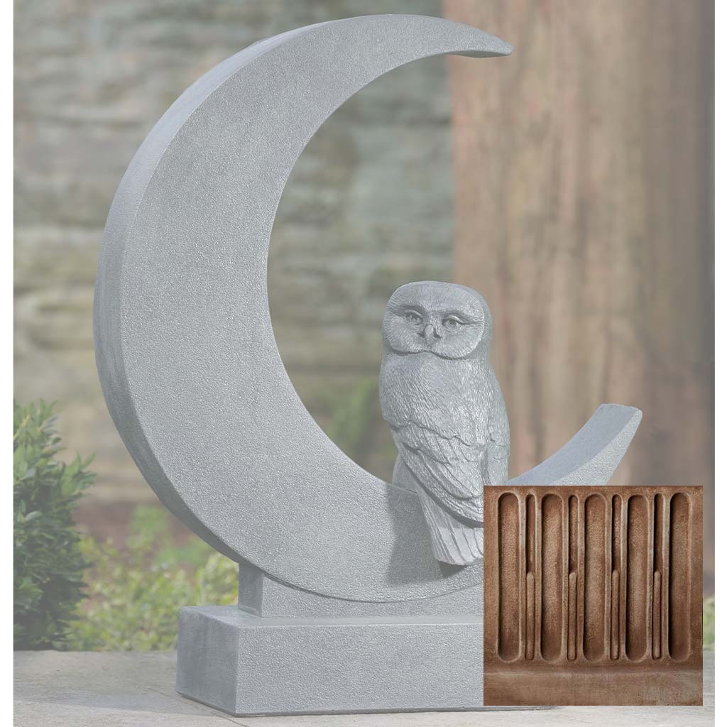 Campania Lunar Owl Garden Statue - A-667 - Image 4
