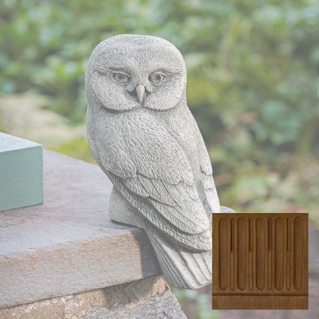 Campania Lunar Owl - Owl Only Garden Statue - A-667A - Image 10