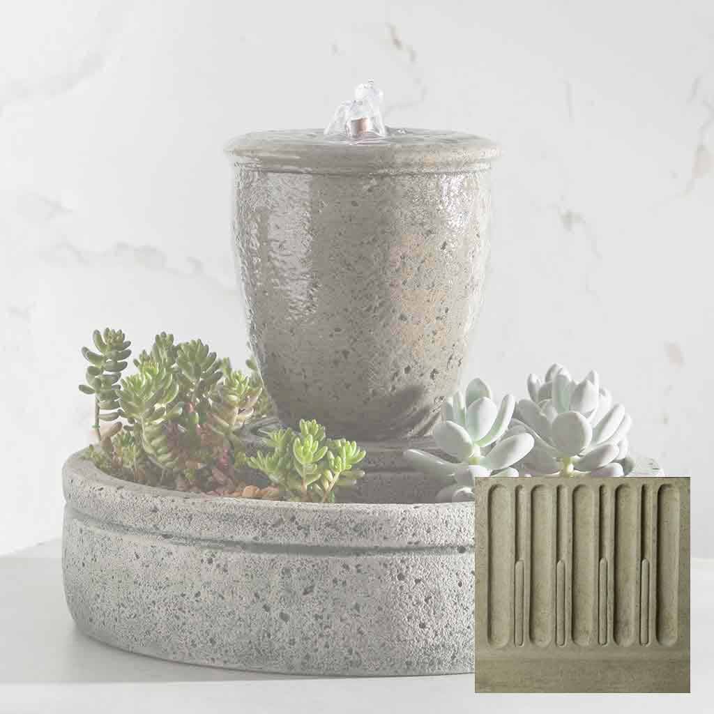Campania M-Series Textured Spa Fountain with Planter - FT-178 - Image 16