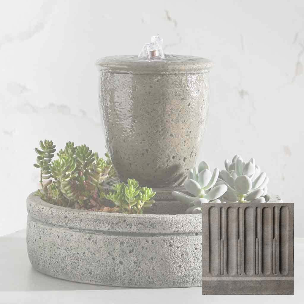 Campania M-Series Textured Spa Fountain with Planter - FT-178 - Image 5