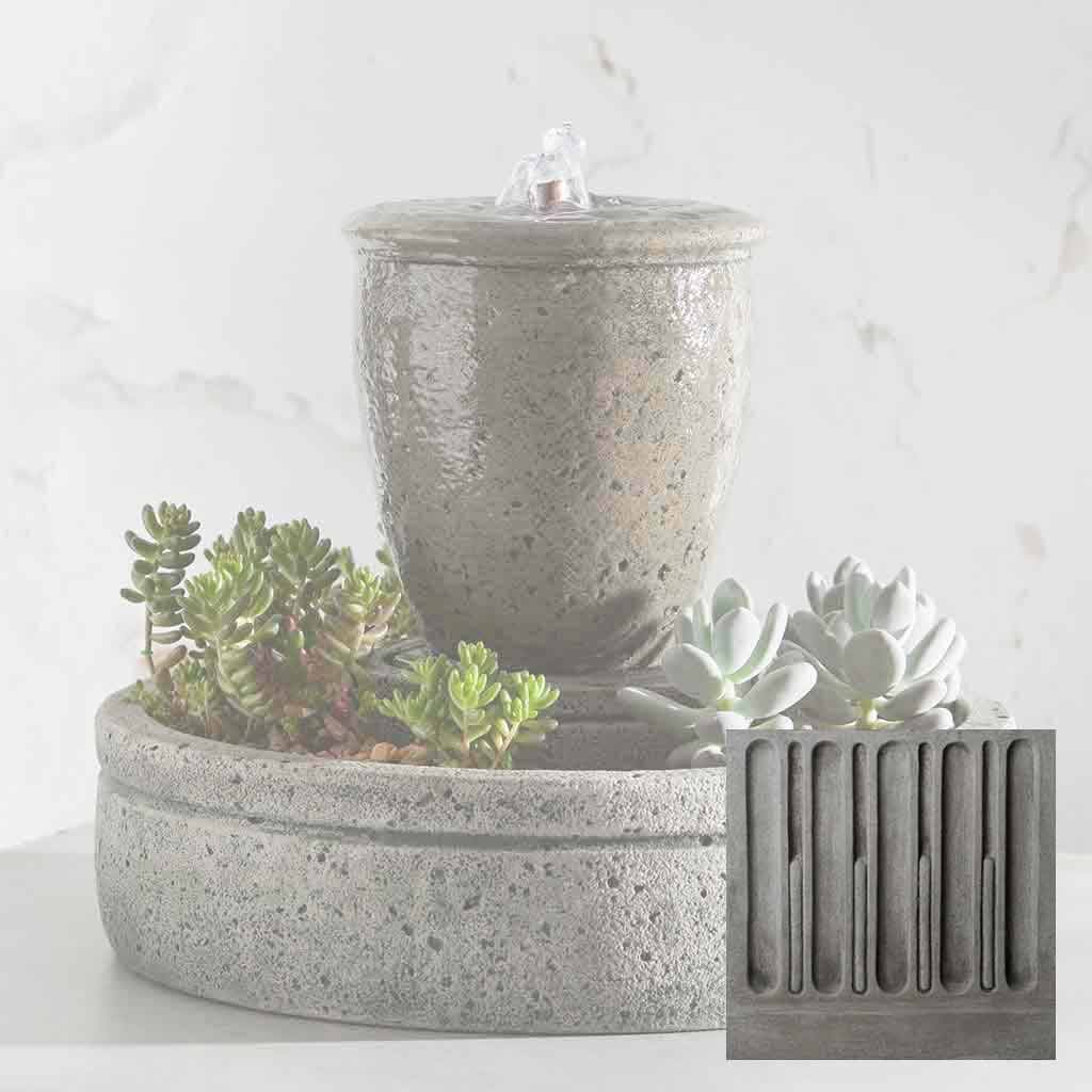 Campania M-Series Textured Spa Fountain with Planter - FT-178 - Image 9