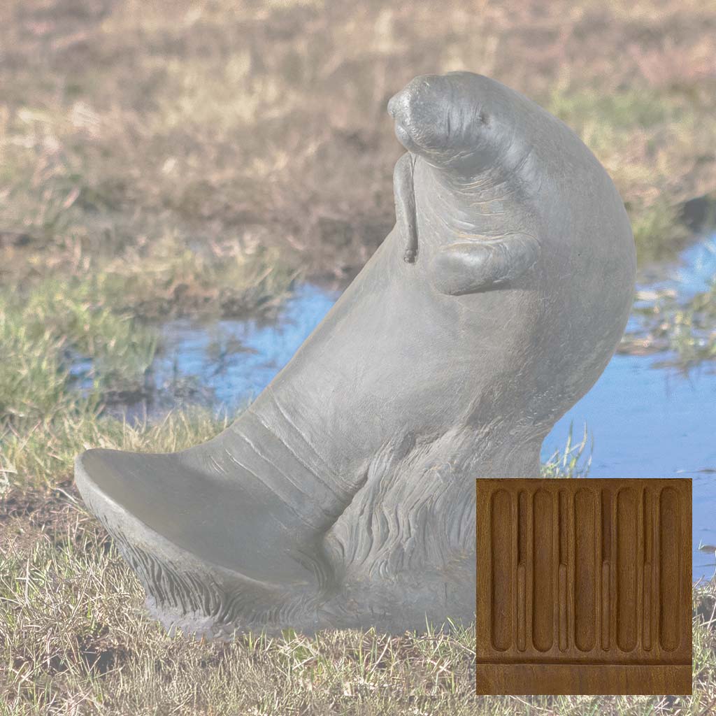Campania Manatee Garden Statue - A-681 - Image 13