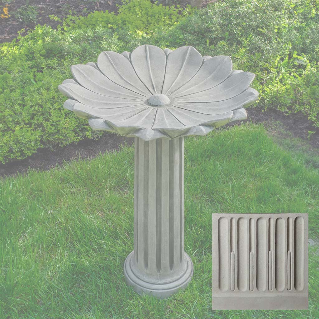 Campania Marguerite Birdbath - B-204 - Image 11