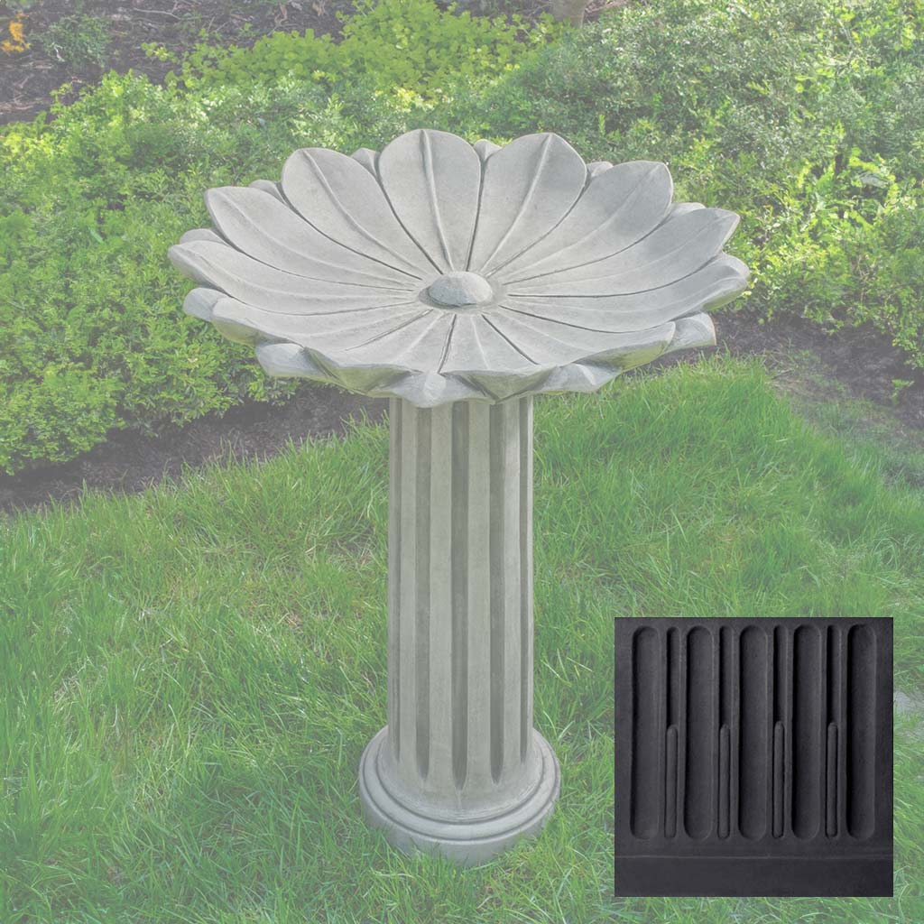 Campania Marguerite Birdbath - B-204 - Image 12