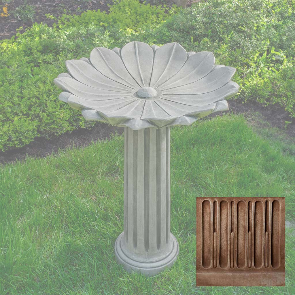 Campania Marguerite Birdbath - B-204 - Image 3