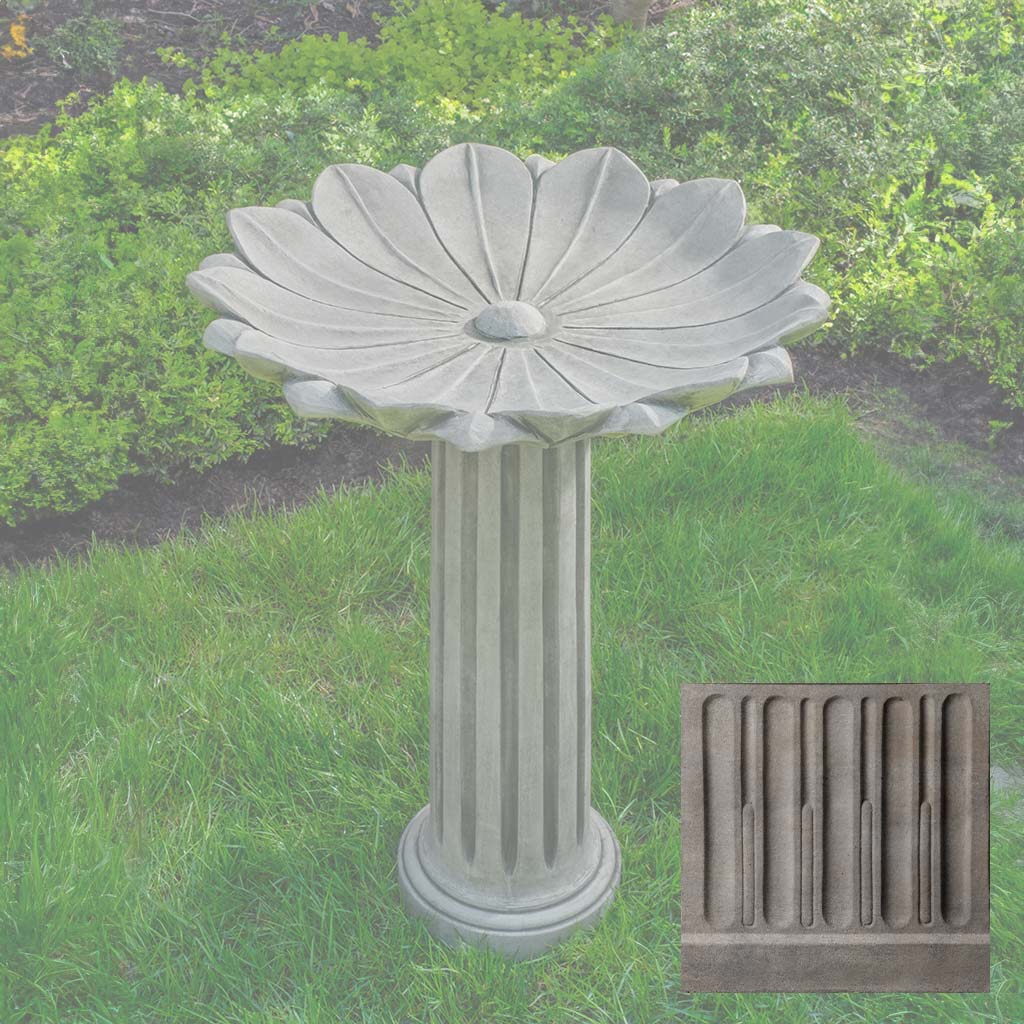 Campania Marguerite Birdbath - B-204 - Image 5