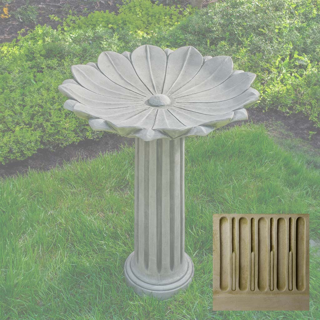 Campania Marguerite Birdbath - B-204 - Image 6
