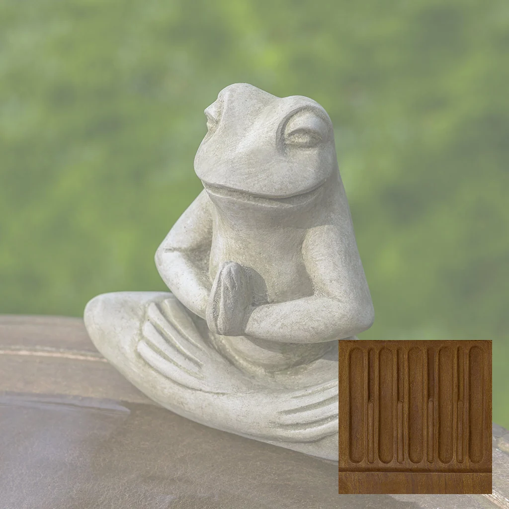 Campania Meditation Frog Garden Statue - A-649 - Image 13