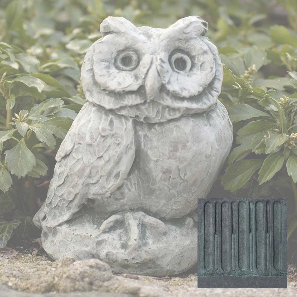 Campania Merrie Little Owl Garden Statue - A-285 - Image 10