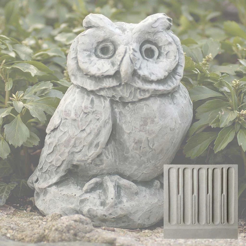 Campania Merrie Little Owl Garden Statue - A-285 - Image 11