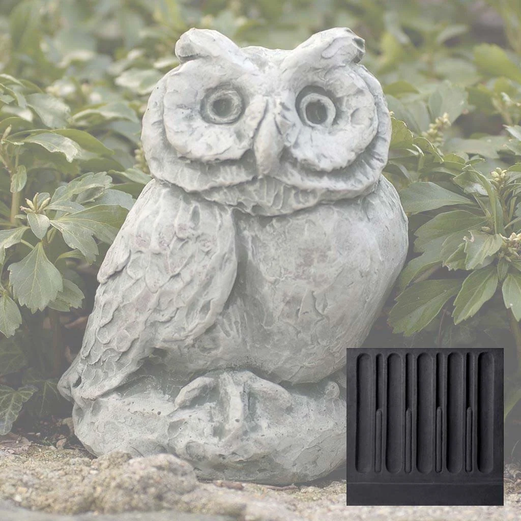 Campania Merrie Little Owl Garden Statue - A-285 - Image 12