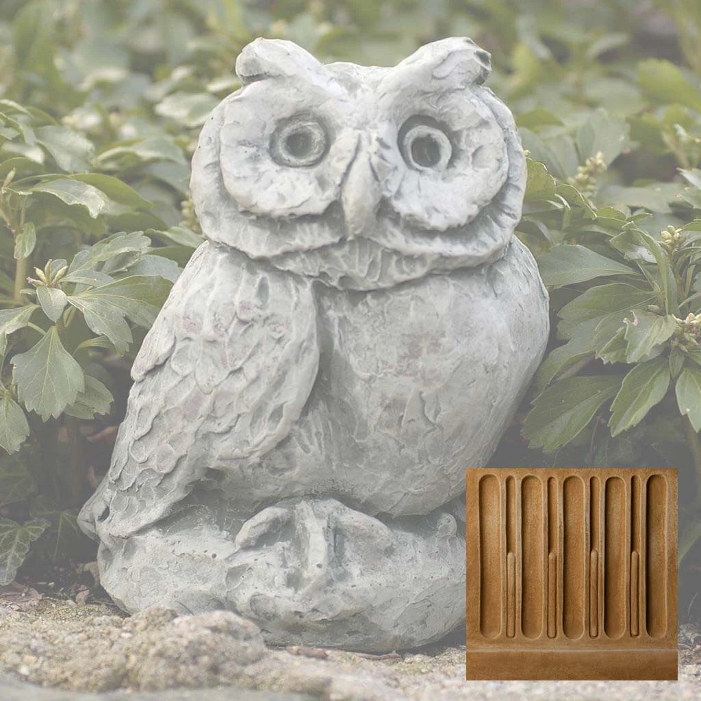 Campania Merrie Little Owl Garden Statue - A-285 - Image 15