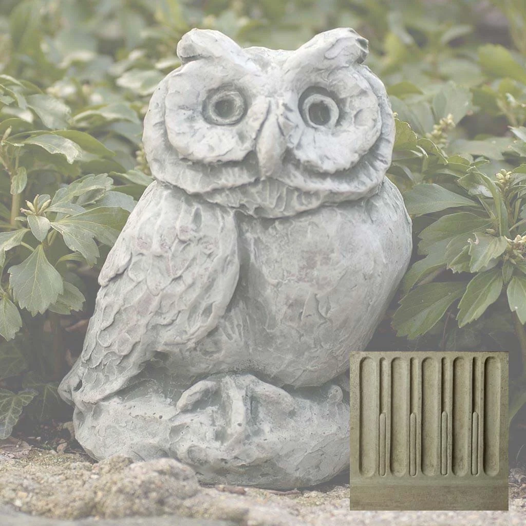 Campania Merrie Little Owl Garden Statue - A-285 - Image 16