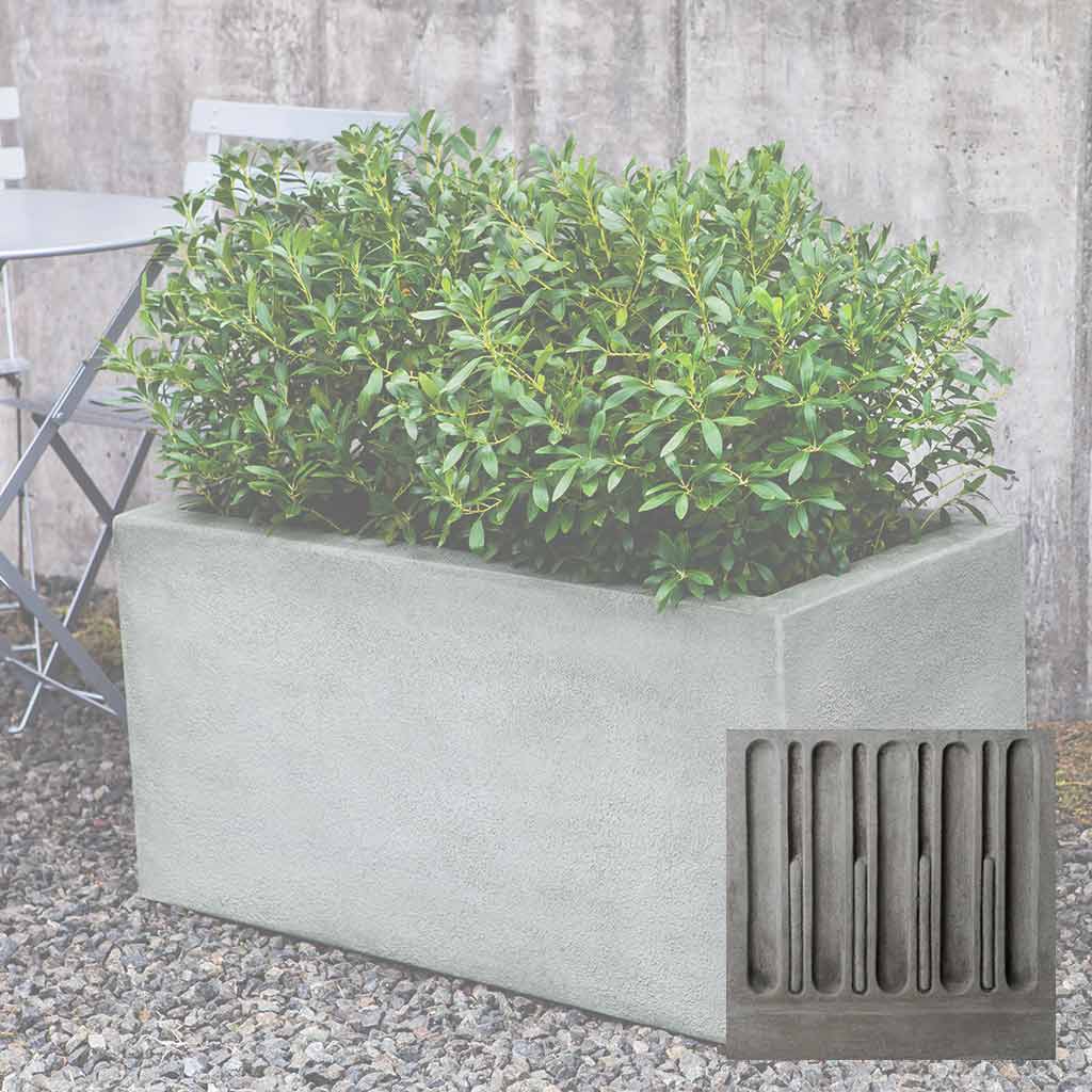 Campania Metropolis Rectangle 361818 Planter - GFRC-0801 - Image 9
