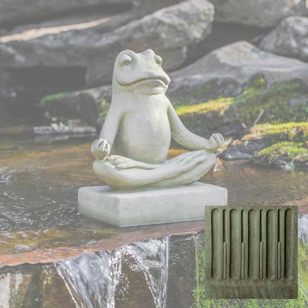Campania Mini Zen Frog Garden Statue - A-503 - Image 5