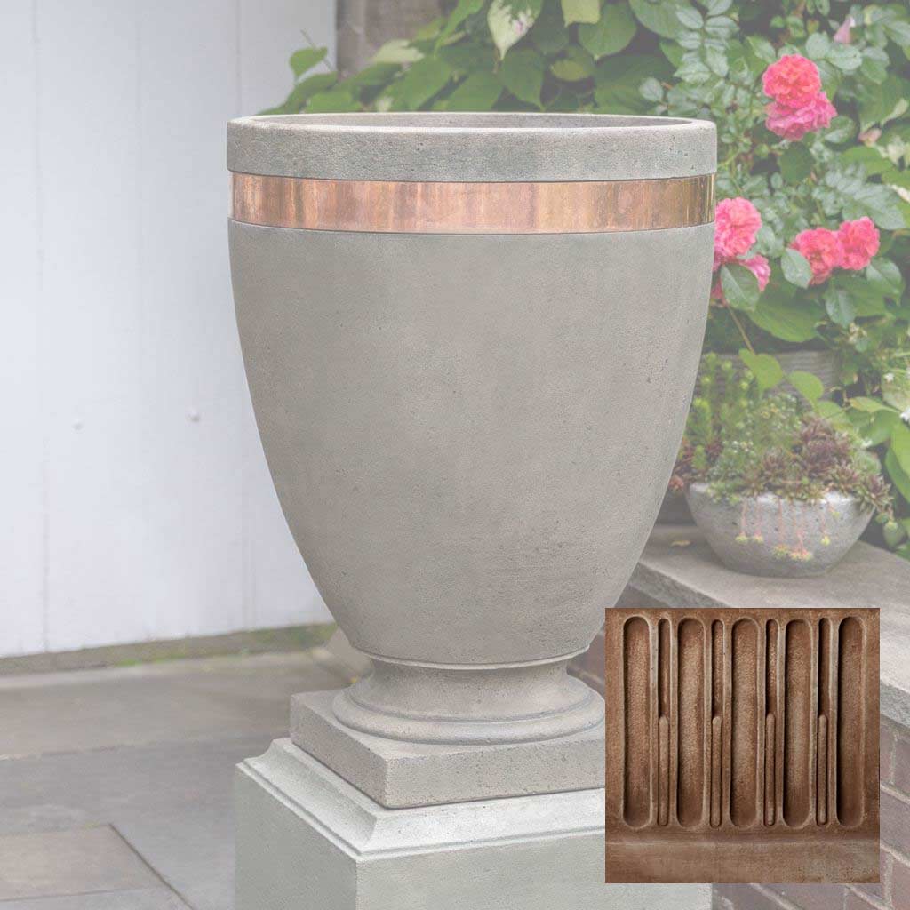 Campania Moderne Tall Planter - P-782 - Image 3