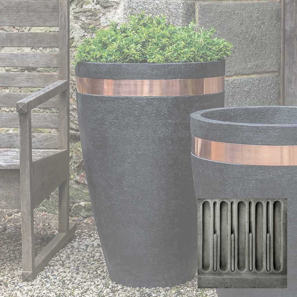 Campania Moderne Tapered Tall Planter - P-866 - Image 3