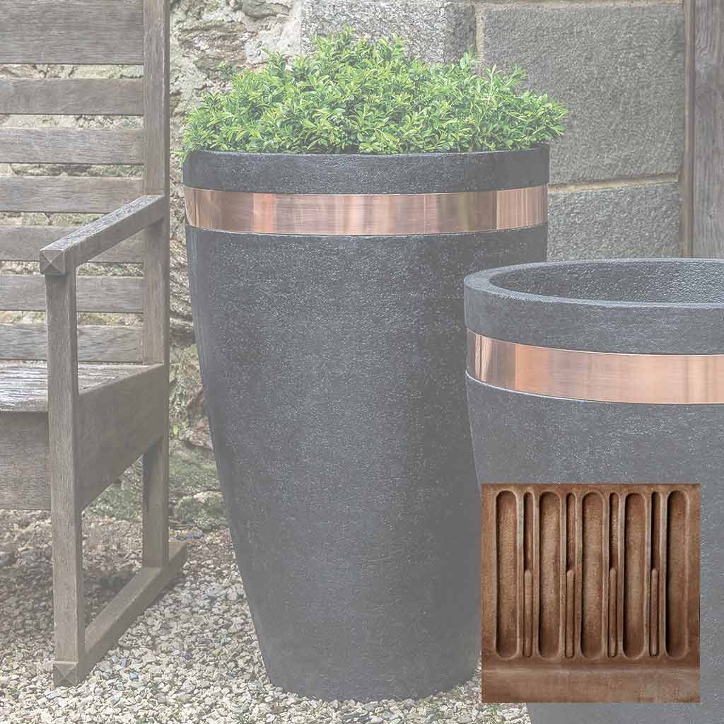 Campania Moderne Tapered Tall Planter - P-866 - Image 4
