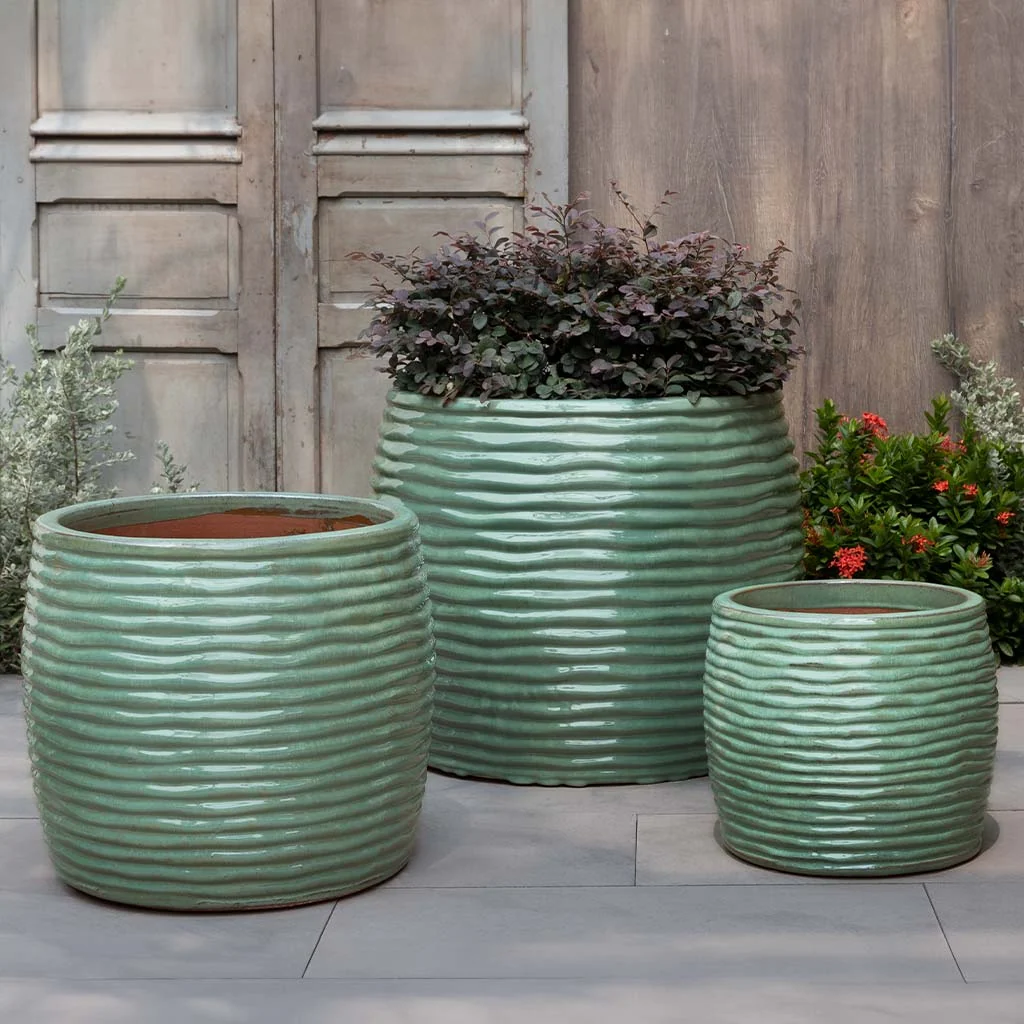 Campania Montauk Planter, Tall, Set of 3 - 7004-0103 - Image 2