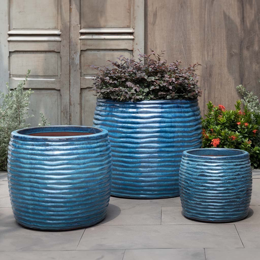 Campania Montauk Planter, Tall, Set of 3 - 7004-0103 - Image 4
