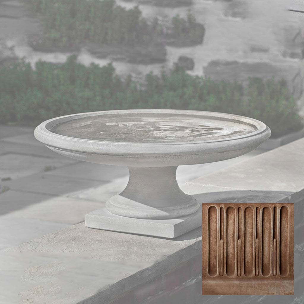 Campania Montebello Birdbath - B-175 - Image 4
