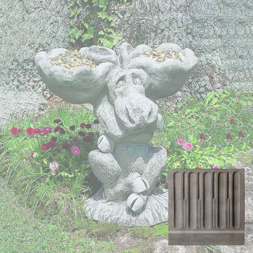 Campania Moose Birdbath/Feeder - B-047 - Image 6