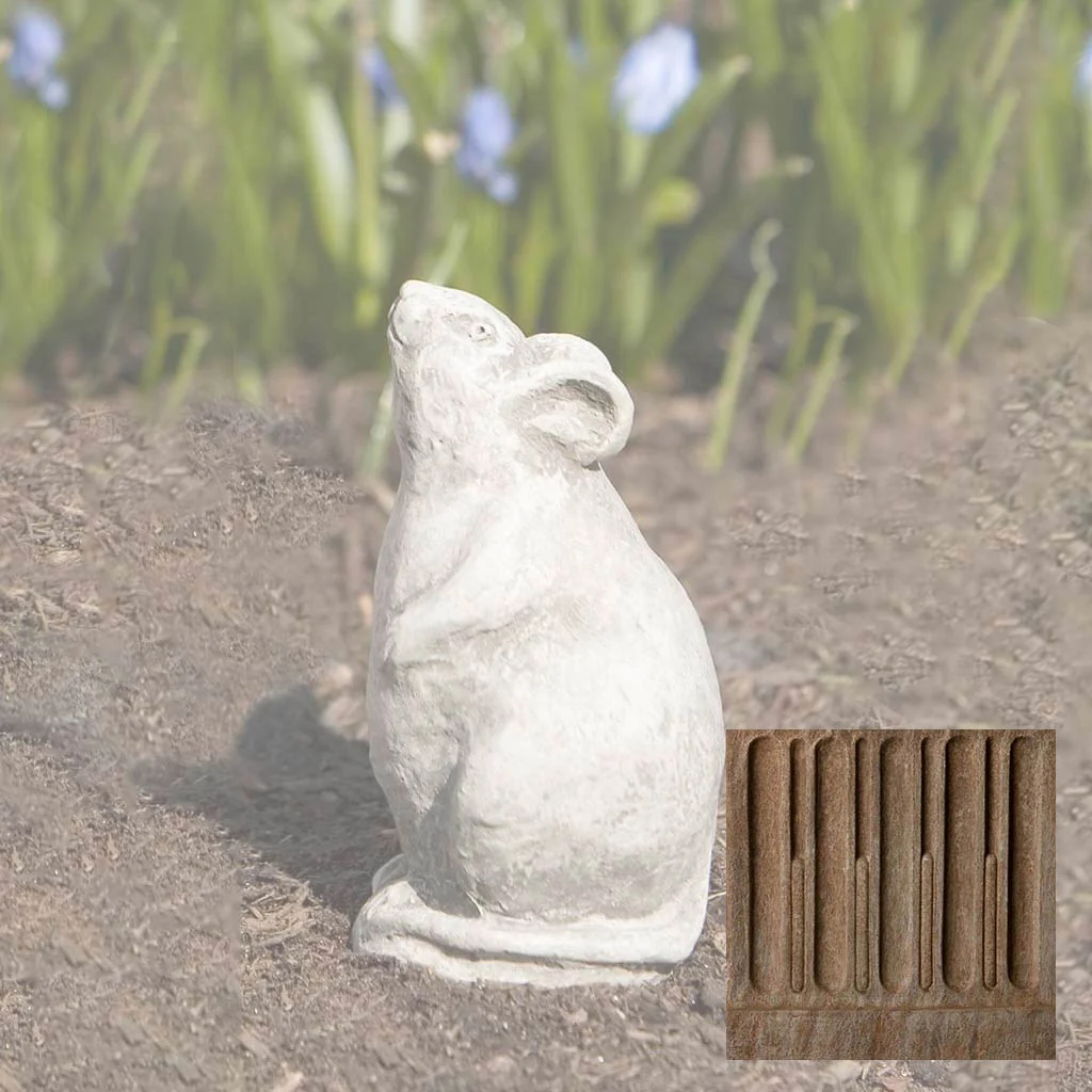 Campania Mousie Garden Statue - A-331 - Image 2