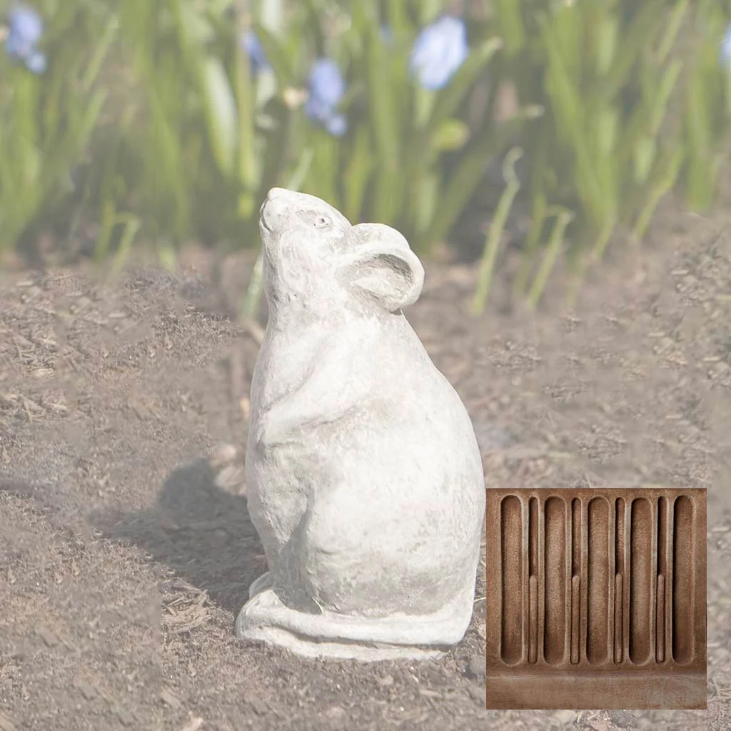 Campania Mousie Garden Statue - A-331 - Image 4