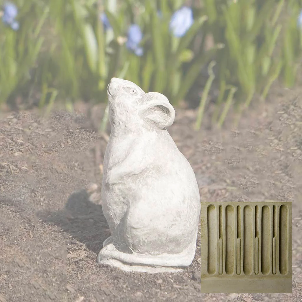 Campania Mousie Garden Statue - A-331 - Image 7
