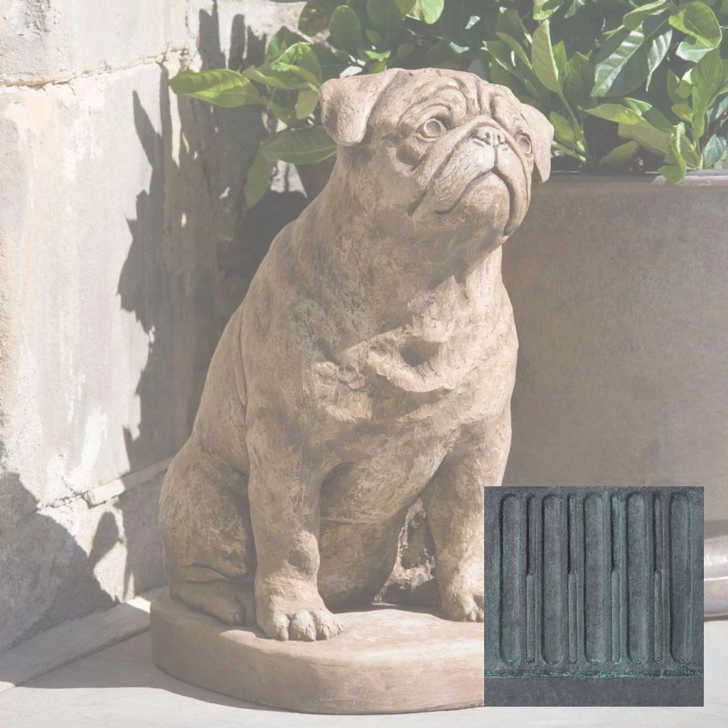 Campania Mugsy Garden Statue - A-374 - Image 10