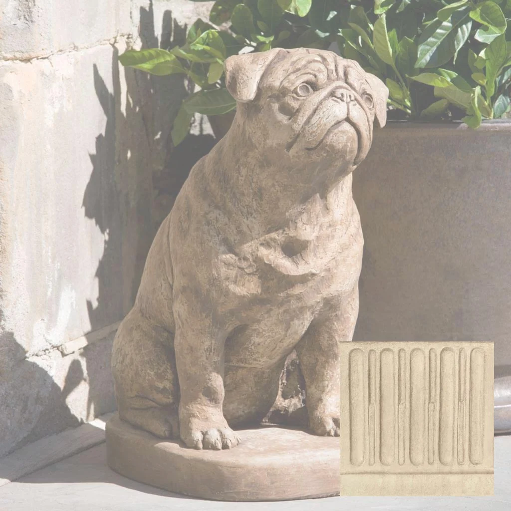 Campania Mugsy Garden Statue - A-374 - Image 7