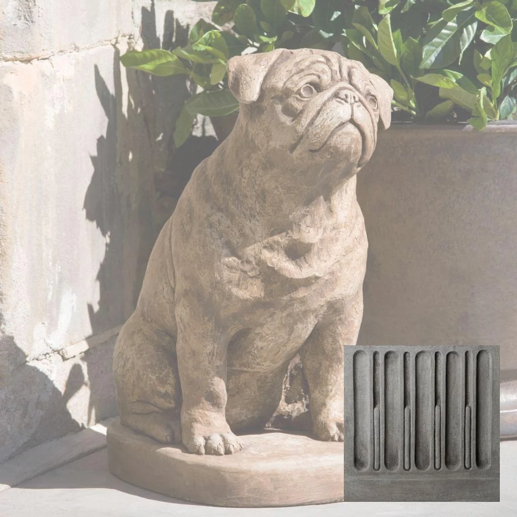 Campania Mugsy Garden Statue - A-374 - Image 9