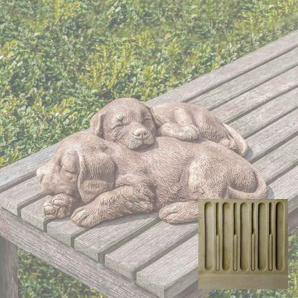 Campania Nap Time Puppies Garden Statue - A-591 - Image 5