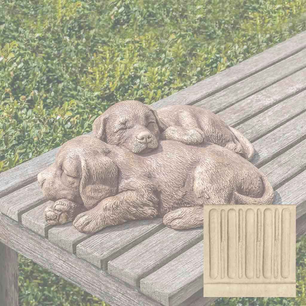 Campania Nap Time Puppies Garden Statue - A-591 - Image 6