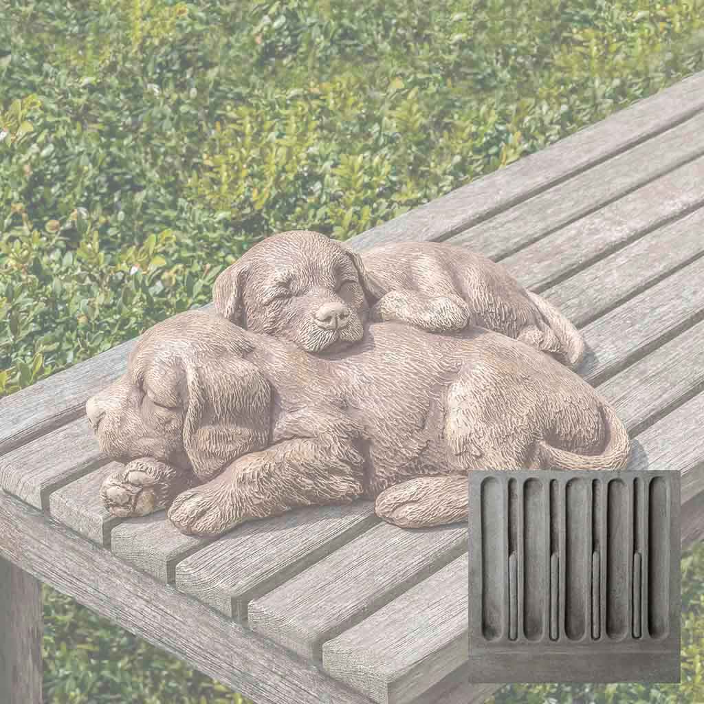 Campania Nap Time Puppies Garden Statue - A-591 - Image 8