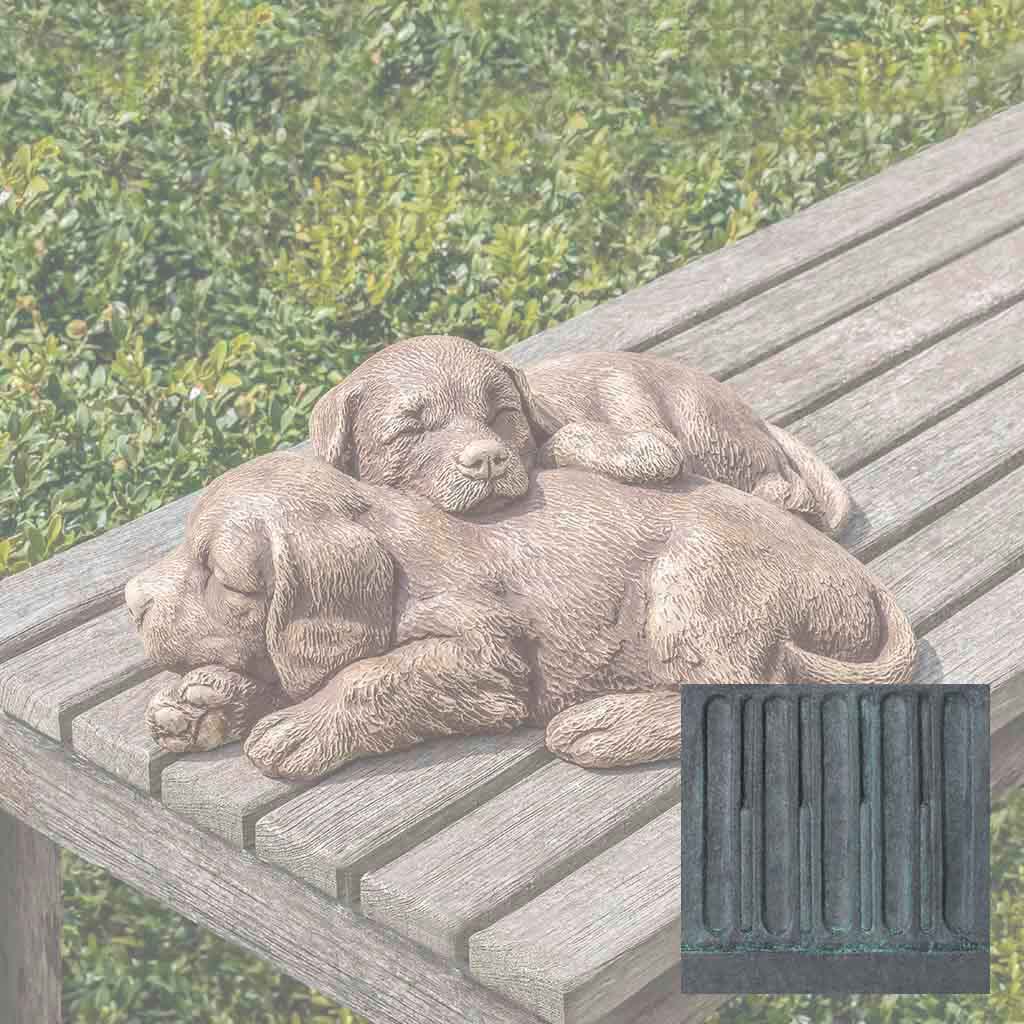 Campania Nap Time Puppies Garden Statue - A-591 - Image 9