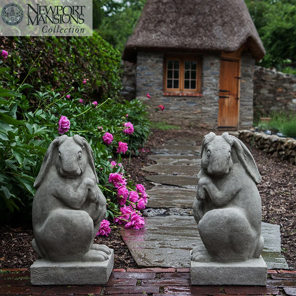Campania Newport Rabbit Garden Statue - A-509 SET - Image 9