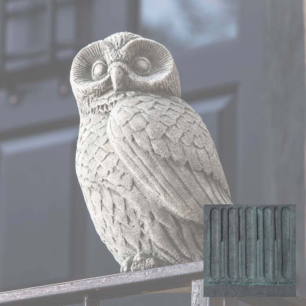 Campania Night Owl Garden Statue - A-460 - Image 10