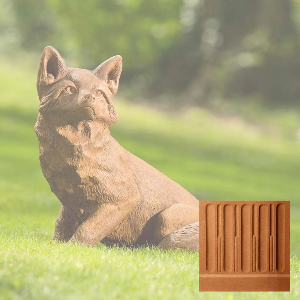 Campania Noble Fox Garden Statue - A-464 - Image 14