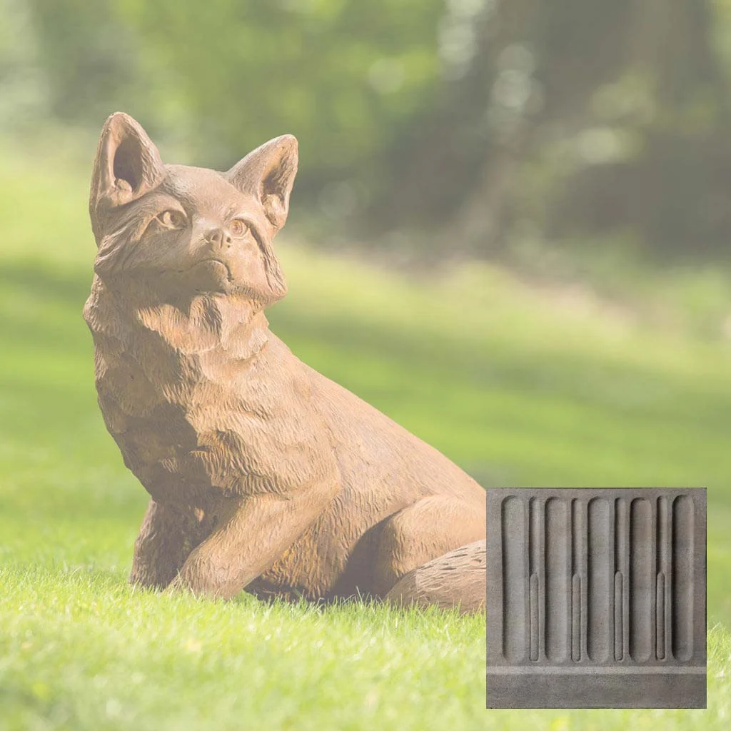 Campania Noble Fox Garden Statue - A-464 - Image 6