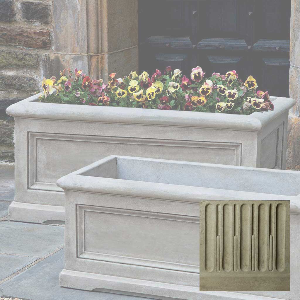 Campania Orleans Window Box Planter, Large - P-656 - Image 14