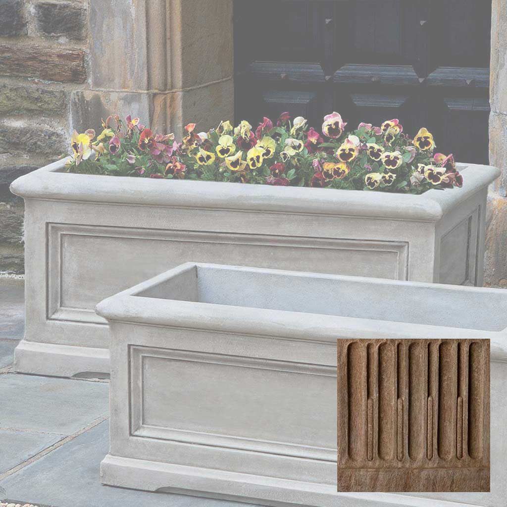 Campania Orleans Window Box Planter, Large - P-656 - Image 2