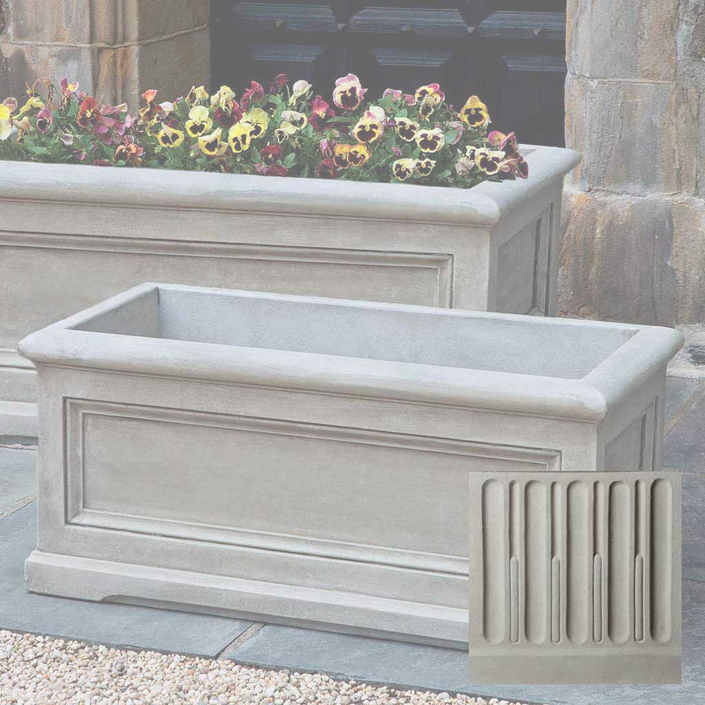 Campania Orleans Window Box Planter, Medium - P-640 - Image 10