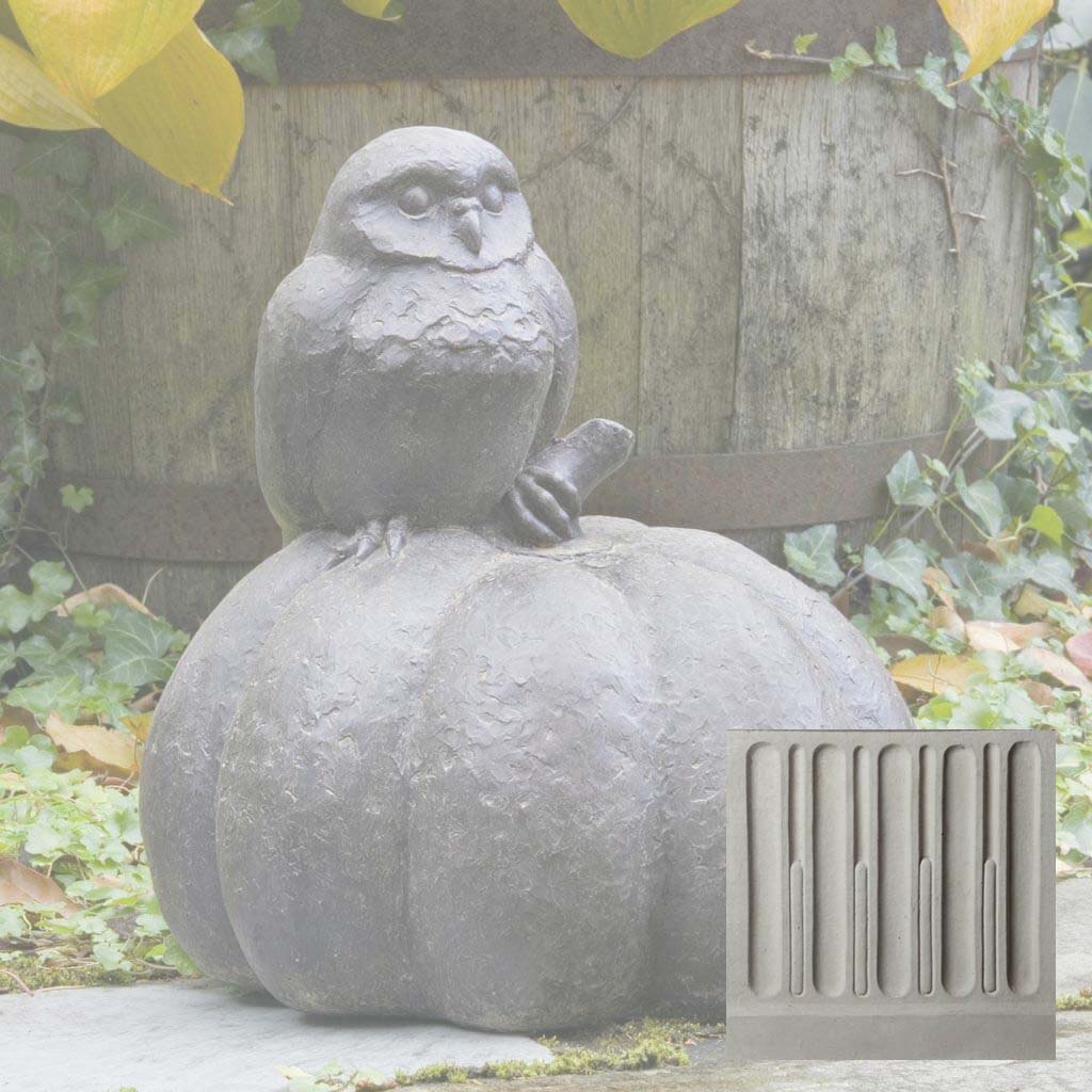 Campania Owl on Pumpkin Garden Statue - A-361 - Image 12