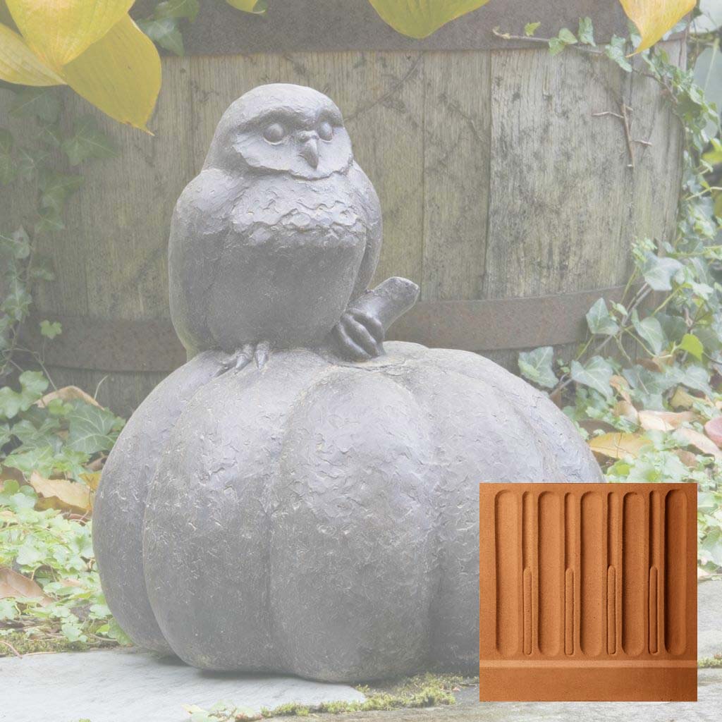 Campania Owl on Pumpkin Garden Statue - A-361 - Image 14